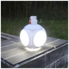 Кемпинговый фонарь аккумуляторный, YD-1402, складная светодиодная лампа